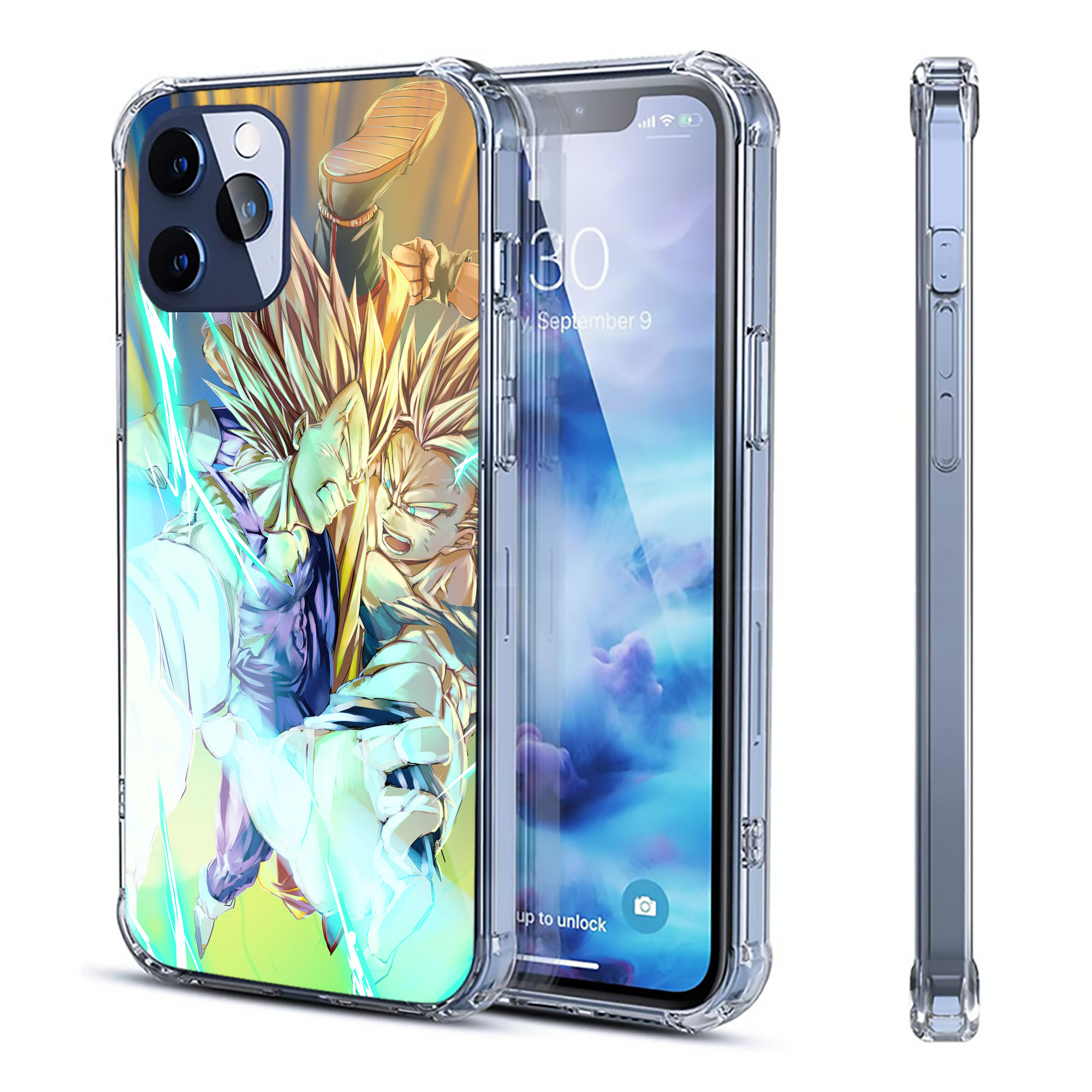 （画像用） ドラゴンボール DRAGON BALL 【iPhone 12シリーズ対応】透明スマホケース（クリアソフトケース）